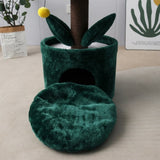 CATIO Bucket Cat House With Enchanted Flower Cat Tree V390-C7116