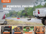 VEVOR Power Puller Come Along Winch 2 Ton 4409 lbs Heavy Duty Pull Hoist 2 Hooks V952-GSSKJXQGSS2TN513MV0