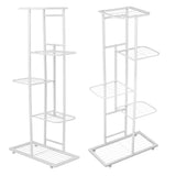 Indoor 5-Layer Flower Plant Stand Pots Display Shelf Rack Holder for Garden Balcony DecorationWhite V1294-YM0901-3111200194011