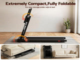 Everfit Treadmill Electric Home Gym Fitness Exercise Fully Foldable 450mm Black TMILL-CHI-450-M610-BK