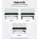 Artiss Standing Desk Top Black 140CM DB-B-140-BK
