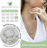 Infinity Love Heart Necklace, Birthstone Necklace for Women, Jewelry for Women with Healing V1164-325783