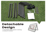1m Football Rebounder Soccer Training Kickback Target Bounce Wall Detachable Metal Frame and PE V985-SPORTSREBOUNDER