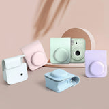 For Instax Mini 12 Camera Case PU Leather Soft Silicone Cover for Fujifilm Polaroid Film Camera V1189-WXFWAL-20260319-01170