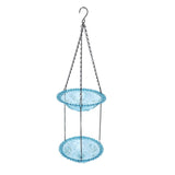 Hanging Birdbath Bird Feeder Double Layers Innovative Large Space Solar Fountain Hanging Bird Bath V1294-YM0901-3111240156311