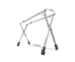 SOGA 1.6m Portable Standing Clothes Drying Rack Foldable Space-Saving Laundry Holder with Wheels BSXG2514