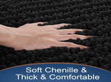 Original Luxury Shaggy Bath Mat Large Size U-Shaped, Soft and Cozy, Super Absorbent Water, V1189-LC-AMZ-00309