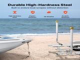Boat Trailer Guide, 1175mm with LED Light Trailer Guide Poles, 2PCS High-Hardness Steel Guide-Ons, V952-CTCDGDLXBS40N0BCN001Y3
