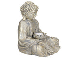 Home Buddha Garden Light Solar Powered Zen Buddha Garden Statue for Yard Garden Patio Deck V1294-YM0523-3117210197611