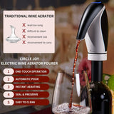 Electric Wine Aerator Pourer Rechargeable 3-In-1 Wine Decanter Dispenser Preserver Penguin Shape V1188-MS-227-2211