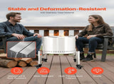 Fire Pit Stand, 38-68.6 cm Adjustable Stretch with 4 Casters, Firepit Stand for Solo Stove Bonfire V952-HKZJXXFG1527AIXIG001V0