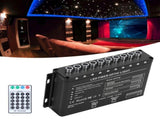DC12V LED Fiber Optic Light with 10 Holes Remote Lighting for Home Automobiles Ceiling Decoration V1294-YM0718-3119210001811