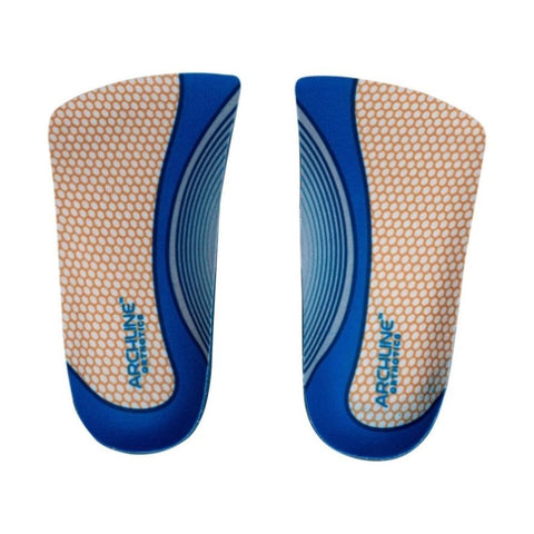 ARCHLINE 3/4 Slim Orthotics Plantar Fasciitis Insoles Balance Support Relief - EUR 47 V563-ARO170-EUR47