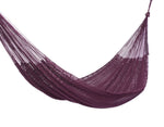 Outdoor undercover cotton Mayan Legacy hammock King size Maroon V97-TKMAROON