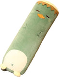 Long-Shaped Pillow Plush Pillow Hugging Pillow Soft Pillow Sleeping Pillow Gift - Green - Size 33in V1107-113-XXX-NNN-GRN2