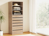 Artiss 6 Chest of Drawers Tallboy Cabinet Pine FURNI-N-CDR-6D3S-WD-AB