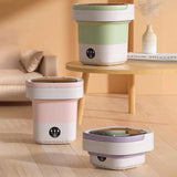 12L Foldable Portable Washing Machine, Compact for Travel Small Apartments Student Rooms, Purple V1188-MS-325-0221