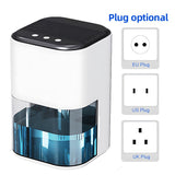 Dehumidifier for Home with Colorful Light 70oz Small Dehumidifier with Auto Shut Off Low Noise Sleep V1294-YM0901-H48202W-US