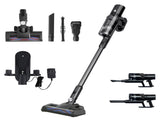 Devanti Stick Vacuum Cleaner Brushless Cordless 350W Grey VAC-CL-H-C9-GR