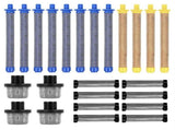 24-Pack Airless Paint Filter Multi-Layer Stainless Steel Mesh, Replacement Filters Compatible with V1366-AZ2-W-15081