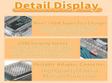140W PD3.1 Bidirectional Type-C Battery Charger Adapter LED Digital Display ABS Shell for 20V 28V V1192-AZ-W-24200