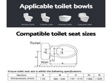 Cefito Electric Bidet Toilet Seat Cover Bathroom Spray Water Wash V Shape BIDET-ELEC-K60-WH