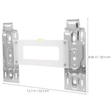 3Pcs Heavy Duty Air Conditioner Wall Bracket Plated Silver Adjustable for Split System V1370-AZ4-18121