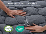 Levitex King Mattress 25 cm Hybrid Pocket Spring with 4cm Egg Crate Foam for Deep Sleep Bamboo MATTRESS-LV-LUMINA-25-K