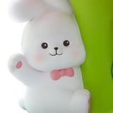 Rabbit Flower Key Tray Resin Storage Plate Jewelry Holder Home Decoration for Bedroom Office V1294-YM0703-3115230050011