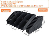 Magazine cassette - 4 compartments - A4 format - desk organizer - Magazine holder - Magazine rack V1188-NK-BOL-241