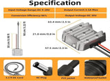 Step Up Power Cable 12V to 30V 3.5A Converter with Power Cable, 9V to 28V Input Step Up Power V1369-AZ3-W-14023