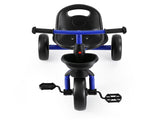 RIGO Tricycle Bike, Kids Bike with 3 wheels, basket Carbon Steel 68cm Blue KID-TRIBIKE-68-BU