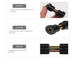 SWETRACE Golf Cart Bushing Kit 8Pcs Iron Rubber Heat Treatment Precise Processing Stable V1189-LWWAL-20260327-03697