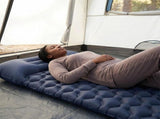 Ultralight Inflatable Camping Sleeping Pad with Built-In Pillow, Waterproof TPU Coating and Compact V1189-LC-KF-00031