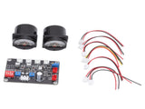 2pcs VU Level Meter Power Amplifier VU Panel Meter with Driver Board for Recording Studio 12V18V V1294-YM0715-3114220050011