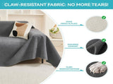 71" x 134" Couch Protector from Cat Claws, Waterproof Couch Cover Anti Slip,Couch Cover 3 Cushion V1107-102-25329-DKG4