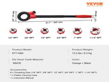 Ratchet Pipe Threader Kit, 1/4" NPT - 1-1/4" NPT Manual Ratcheting Pipe Threader, Portable Pipe V952-SDGLWQJG614381V21V0