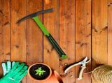 Forged Garden Mattock for Digging and Rock Breaking with Compact Design and Durable Manganese V1366-AZ2-W-17410