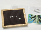 Felt Letter Board,Felt Message Board, Changeable Sign Boards , Baby Announcement Sign Black V1192-AZ-W-22821
