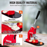 VEVOR Maker Machine, 25mm Badge Punch Press Kit, Children DIY Gifts Pin Maker, V952-BJSKXZ25MM500NLRQV0