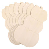 8Pcs DIY Unpainted Wooden Pumpkin Discs for Fall Decor and Versatile Holiday Craft Use V1370-AZ4-14440