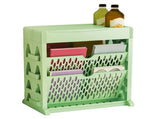 Book Rack Storage Bookshelf Small Storage Bookshelf Bookcase Large Capacity Easy Access for Living V1294-YM0901-3116230016119