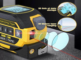 40m Laser Measure, Cross-line Laser Level, 5m Tape Measure Yellow V1181-HO0304-YE