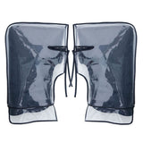 Motorcycle Handlebar Thermal Mittens with Reflective Strip and Pocket, ATV Hand Warmers Windproof V1369-AZ3-W-25429