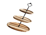 Wood Dessert Stand Rack Environmental Simple Vintage Wooden Dessert Display Tray Stand for Dessert V1294-YM0626-3118220331613