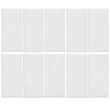 Durable White Wood Pulp Napkins, Absorbent and Portable, for Home Use, 100Pcs V1369-AZ3-W-20533
