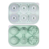4Pack Ice Molds Silicone Ice Mold Set - Rose, Diamond, and Sphere ShapeEasy Release Ice Ball for V1370-AZ4-04957