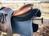 Portable Wall Mounted Saddle Rack for Horse Tack Storage Black V1192-AZ-W-32912