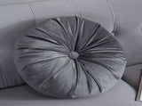 Round Velvet Chair Pads Super Soft Thick Throw Pillows Pumpkin Shaped Chair Seat Pad Floor V1369-AZ3-W-26416