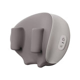 Wireless Neck and Shoulder Kneading Massage Pillow with Ergonomic Contour Design for Home Office and V1341-ZY-L7XUXG79-TAUPE